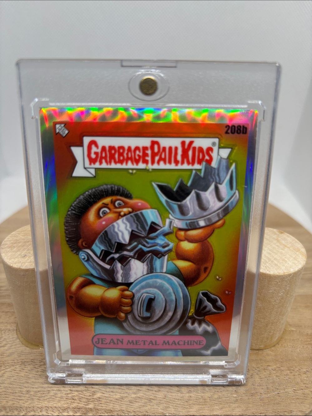 Garbage Pail Kids Jean Metal Machine Holographic Trading Card - Green